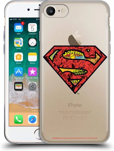 Vista 30 de Head Case Designs Officially Licensed Superman DC Comics Collage 80th Anniversary Gel Case [Military Grade Protection] Compatible with Apple iPhone
