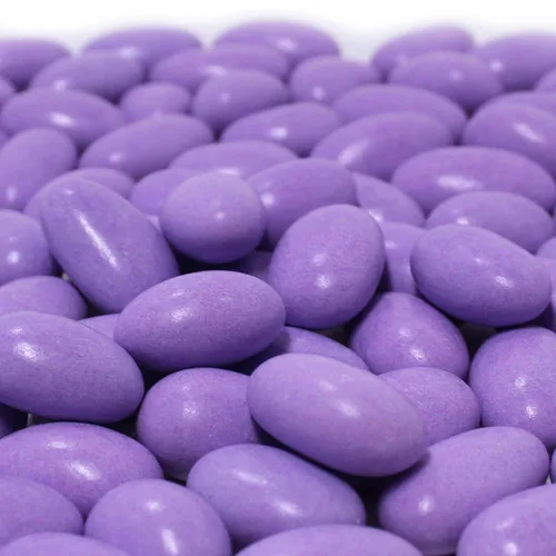 Vista 6 de Its Delish - Almendras moradas de Jordan de 2 libras a granel Nuez de almendra azucarada con revestimiento de caramelo dulce – Recuerdos de boda a