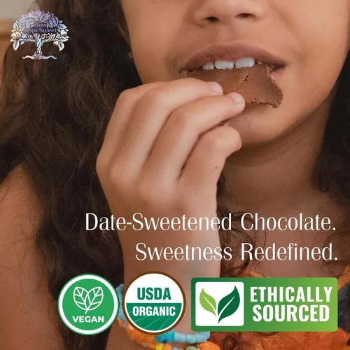 Vista 6 de Bon AppéSweet Barra de Chocolate Endulzada con Dátiles - Mejor que el Chocolate con Leche 2.2 Onzas (Pack de 3) Orgánico, Sin Azúcar Añadida