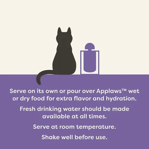 Vista 5 de Applaws Variedad de pescado y pollo, caldo de huesos para gatos, 6