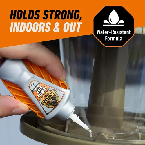 Vista 5 de Gorilla Super Glue Micro Precise - Pegamento Transparente, 5 gramos/0.18 oz, Transparente (Paquete de 4 unidades)
