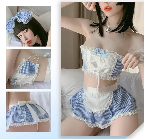 Vista 5 de Yameidie - Conjunto de lencería sexy para mujer