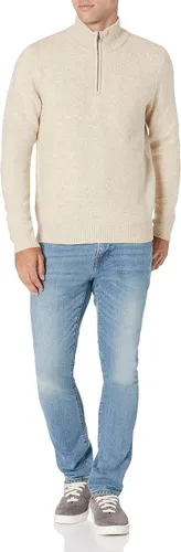 Vista 5 de Tienda Essentials - Suéter de manga larga con cremallera para hombre