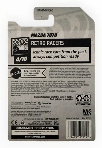 Vista 2 de Hot Wheels Mazda 787B, Retro Racers 4/10