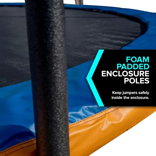 Vista 13 de Sportspower Trampolín para exteriores con red de seguridad, 15 pies