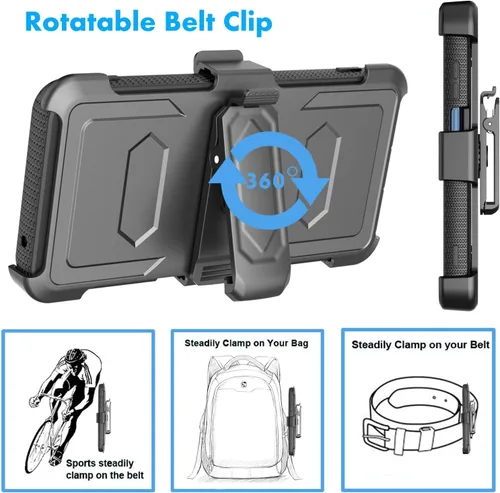 Vista 12 de Njjex Funda para Moto G 5G 2022, para Motorola G 5G 2022, funda de teléfono [Nbeck] a prueba de golpes resistente con protector de pantalla