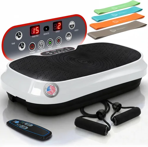Vista 12 de Lifepro Waver Mini Vibration Plate Exercise Machine with Resistance Bands