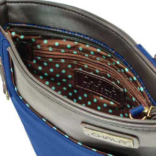 Vista 7 de Chala SWING Pack - Bolso pequeño cruzado con llavero de metal