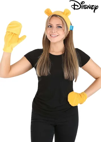 Vista 2 de FUN Costumes Kit de diadema y guantes suaves Pooh