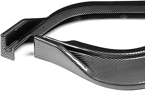 Vista 3 de Kit de 3 piezas de parachoques delantero Infiniti G37 Coupe/2DR, alerón de protección con moldura divisora estilo STP, difusor de aire y barbilla