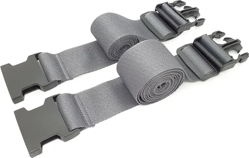 Vista 9 de ONE K - 2 correas de embalaje de colchón de espuma viscoelástica para mudanza o almacenamiento (60 x 2 pulgadas, gris oscuro)