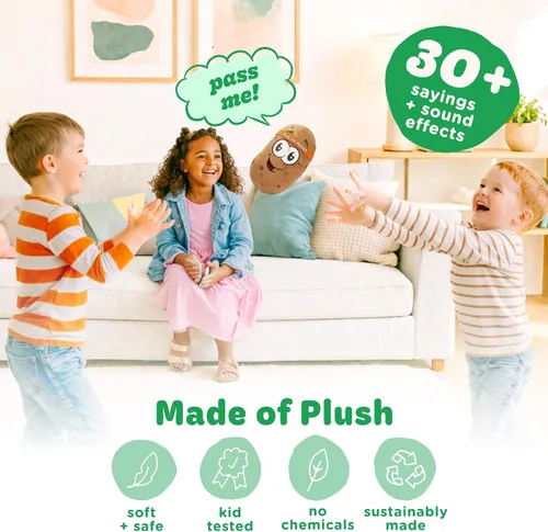 Vista 3 de Move2Play, Pass The Potato, hilarantemente salvaje y divertido juego activo Regalo para niños y niños pequeños Niños y niñas de 3, 4 a 8 años