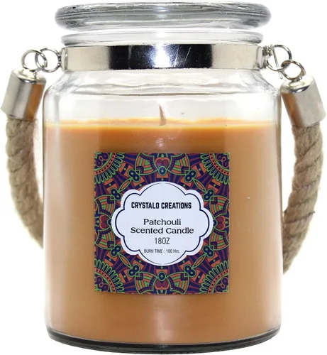 Vista 10 de Creations Dragon's Blood Vela perfumada con mango de cuerda, 18 onzas