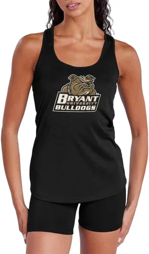 Vista 122 de Camiseta deportiva sin mangas oficial de NCAA Collegiate para mujer, con espalda cruzada, colección con logotipo primario