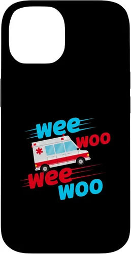 Vista 4 de Funda EMT para iPhone 13 Pro Max Wee Woo Wee Woo Ambulancia Técnico Paramédico
