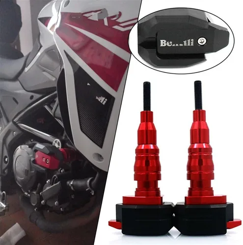 Vista 2 de Accesorios de motocicleta Marco de protección contra caídas Almohadillas de protección anti choque Protector para Benelli TRK251 TRK 251
