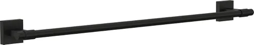 Vista 10 de Franklin Brass Maxted (1 paquete) Barra para toallas de 18 pulgadas para baño, barra para toallas color negro mate para pared de baño, soporte