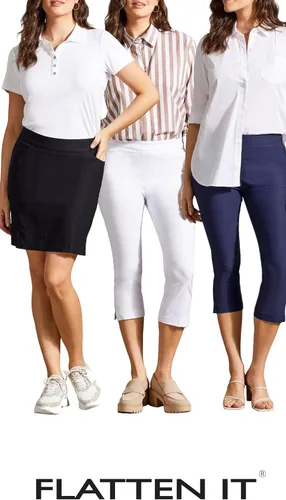 Vista 7 de Tribal Pantalones de tobillo para mujer con control de abdomen