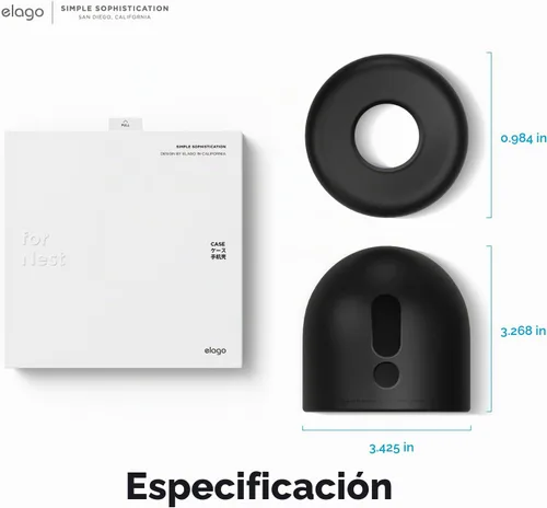 Vista 8 de elago Funda de silicona para Google Nest Cam para exteriores o interiores Negro