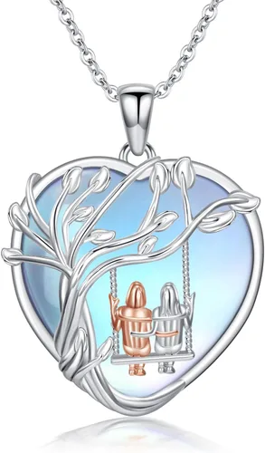 Vista 9 de WINNICACA Gifts for Sister from Brother/Sisters Sterling Silver 01-2 Collar para hermanos y hermanas