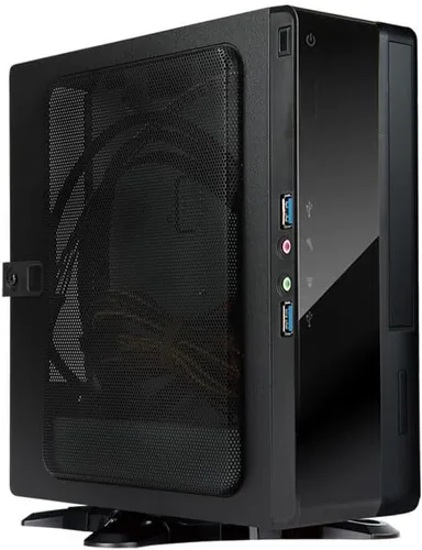 Vista 13 de InWin BL040 mATX - Caja de escritorio con PSU TFX de 300 W/Negro/IEEE 1394 - BL040.FF300TB3F