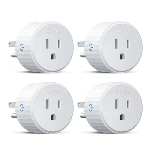 Vista 11 de Govee Enchufe inteligente, salida WiFi compatible con Alexa y Google Assistant, mini enchufes inteligentes para el hogar con función de temporizador