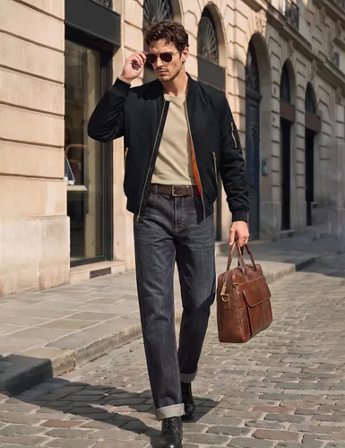 Vista 2 de TACVASEN - Chaquetas de hombre. Chaqueta bomber de otoño e invierno, acolchada, con cremallera completa, cálida, de estilo casual Negro