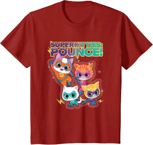 Vista 61 de Disney Junior SuperKitties Pounce! Camiseta de equipo completo, talla S