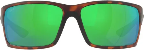 Vista 8 de Costa Del Mar Mens Reefton Rectangular Sunglasses Oscuro/Espejo Azul Polarizado-580p
