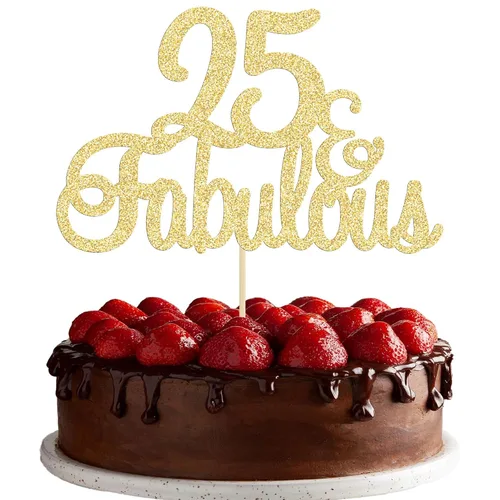 Vista 17 de Gyufise 1 decoración de 30 con purpurina dorada y fabulosos adornos para tartas de 30 años y fabulosos adornos para tartas de cumpleaños de 30 años