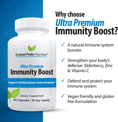 Vista 6 de Cápsulas de apoyo inmunológico con saúco, vitamina C, equinácea, ajo, zinc, cúrcuma y más para hombres y mujeres adultos, vitaminas de apoyo