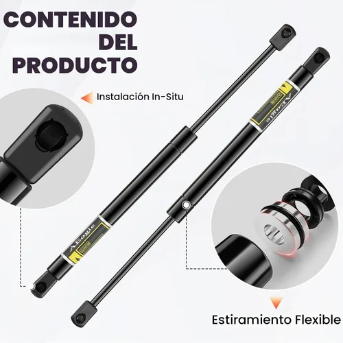 Vista 5 de Soporte de elevación de capó delantero 4525 compatible con 1997-2004 Corvette, 2007-2016 Lincoln Navigator Struts Shocks SG330023