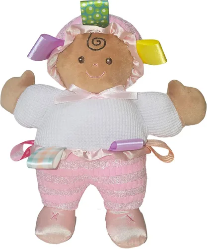 Vista 3 de Mary Meyer Taggies Muñeca de bebé para el desarrollo, rosa, 20 cm