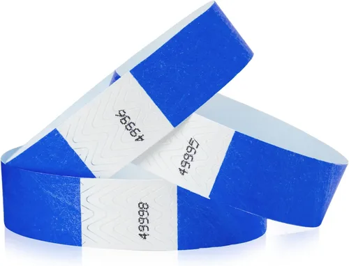 Vista 26 de WristCo Variety - Pack de pulseras de 3/4 pulgadas Tyvek, Paquete variado