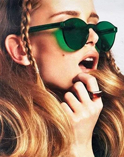 Vista 3 de Wearme Pro - Lentes para sol Super Retro Redondos, transparentes.
