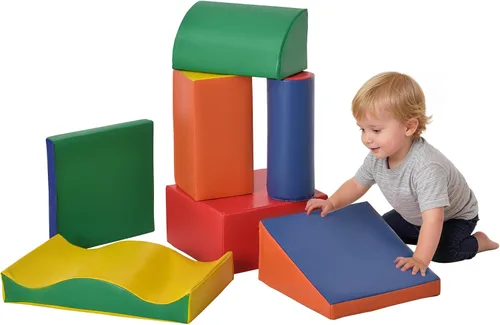 Vista 10 de Soozier - Juego de escalada de 7 piezas de cuero sintético suave para niños Contemporáneo