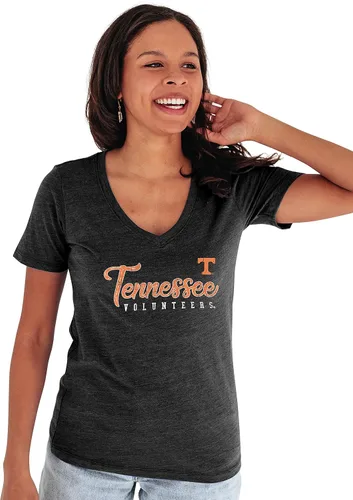 Vista 8 de Blue 84 NCAA - Camiseta de triple mezcla con cuello en V para mujer