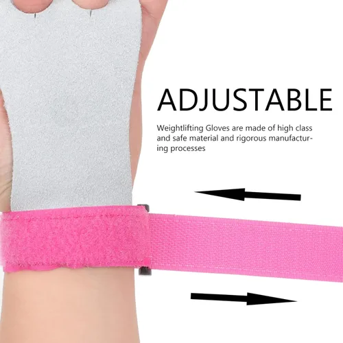 Vista 8 de Yardwe 5 pares de guantes de gimnasia para levantamiento de pesas, guantes de gimnasio para hombres, guantes de gimnasio para hombres, niños,