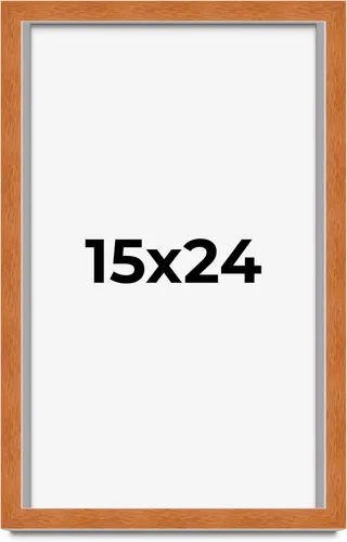 Vista 125 de Marco de 3 x 3 pulgadas de madera maciza de nuez y miel marrón con plexiglás acrílico UV, respaldo de tablero de espuma y accesorios para colgar