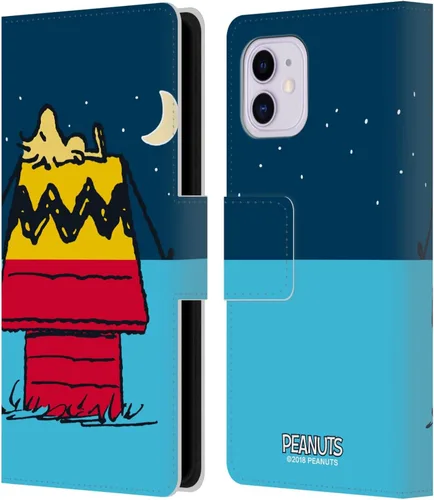 Vista 141 de Head Case Designs Peanuts Charlie & Woodstock Nap Halfs and Laughs - Funda de piel tipo cartera con licencia oficial compatible con Apple iPhone 11