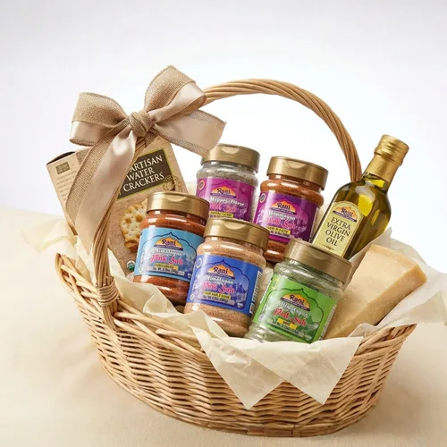Vista 4 de Rani Himalayan Pink Salt Granules 5 in 1 Flavors (Mint, Smokey Garlic, Italian, Pepper, Peri Peri) PET Jar ~ All Natural Vegan Gluten Friendly