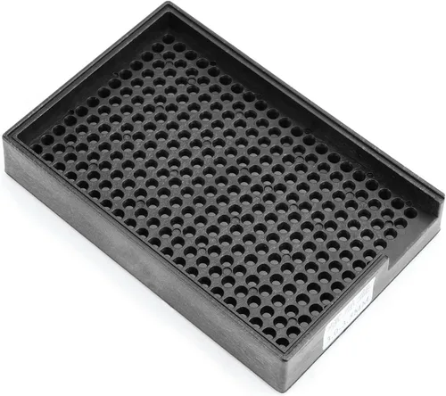 Vista 14 de Othmro Bandejas de tornillos antiestáticos de 273 agujeros, placas de tornillo de 5.512 x 3.543 x 0.984 in, soporte de bandeja de tornillos