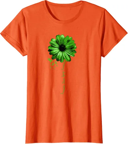 Vista 40 de Camiseta de conciencia de lesiones cerebrales traumáticas con cinta verde guerrero, Negro, S