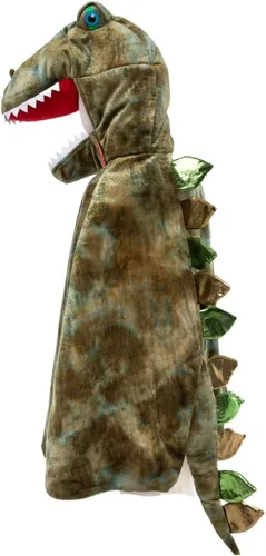 Vista 2 de Great Pretenders Grandasaurus T-Rex Capa con garras, disfraz de dinosaurio para niños