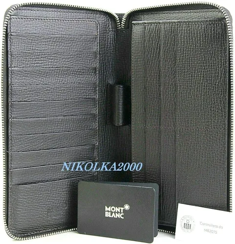 Vista 2 de MONTBLANC MEISTERSTUCK SELECTION TRAVEL 18CC WALLET 119303 ROWN LEATHER ITALY