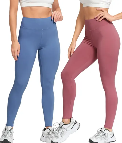 Vista 3 de Natural Feelings Leggings de cintura alta para mujer, ultra suaves, elásticos, opacos, ajustados, para yoga, talla única y talla grande