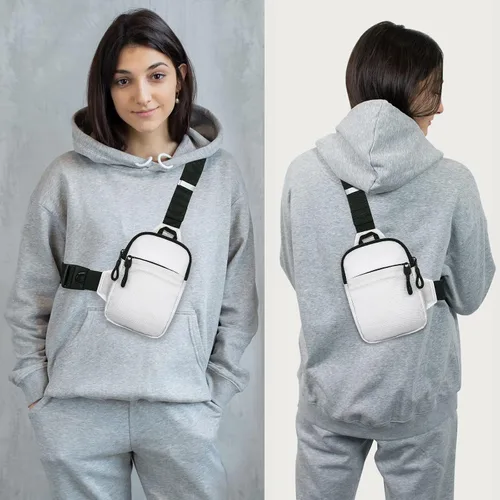 Vista 3 de Long Keeper Mini bolso bandolera Bolso cruzado pequeño impermeable para hombre y mujer, bolso casual para teléfono para viajes, senderismo