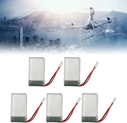 Vista 6 de Diyeeni 5 unids 800 mAh RC Drone batería portátil baterías de reserva para SYMA X5C X5C 1 X5 X5SC X5SW M68 K60 con excelente rendimiento