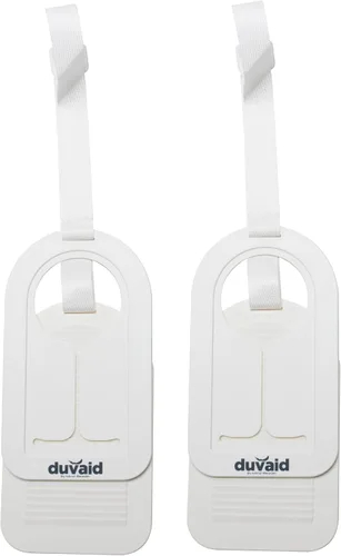 Vista 4 de Mind Reader Duv-aid - Sistema de cambio de funda de edredón, ahorra tiempo, evita resbalones, fácil de usar, dormitorio, plástico, 2 piezas