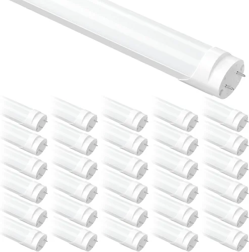 Vista 12 de Bombillas fluorescentes de 48 pulgadas, bombillas LED T8 de 4 pies tipo A+B, 24W 3200LM 3000K blanco cálido, F32T8 o F40T12 LED de 4 pies